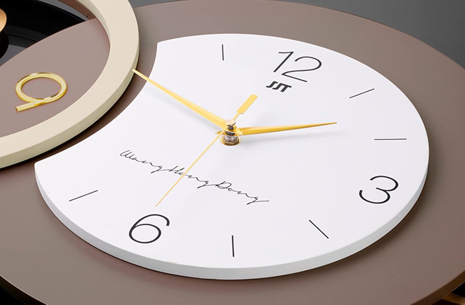 Wall Clock for Living Room Background Wall Watch,39.4 x 18.9 in